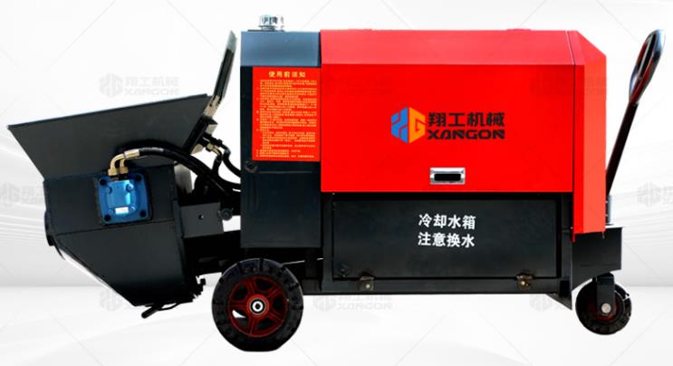 混凝土輸送泵為何不能加水，翔工為您解疑