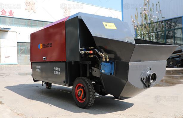 混凝土輸送泵，泵送后的工作不能落下